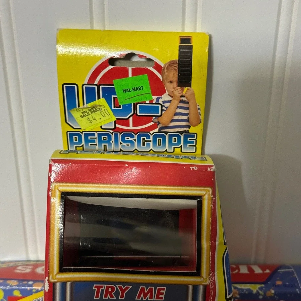 Playtime Artparts Screen Stencil & Up-Periscope Vintage Toy Set Kids Multicolor